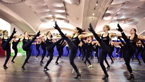 Radio City Rockettes warming up for the holidays