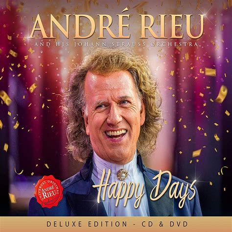 Andre Rieu And His Johann Strauss Orchestra Happy Days Cddvd Album Free Shipping Over £20