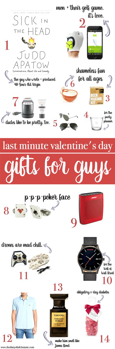 7 guys reveal what all men truly want for valentine's day. Last Minute Gift Ideas for Guys - Diary of a Debutante