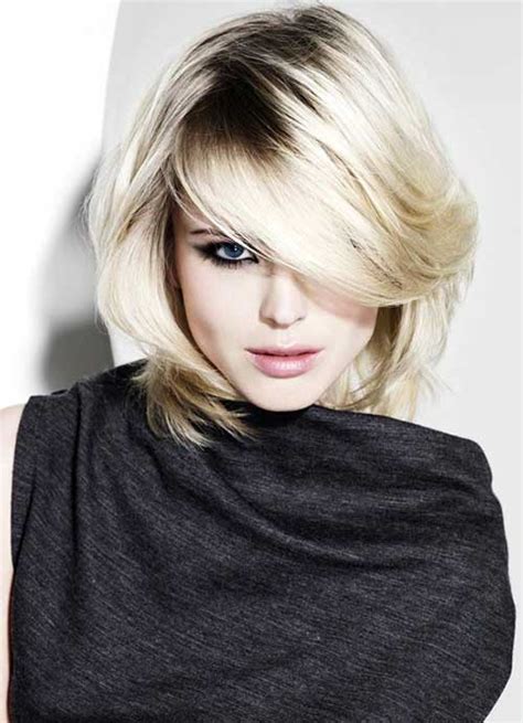 This layered bob is perfect for those who want short hair, but want to play it safe as well. 15 Medium Layered Bob With Bangs | Bob Hairstyles 2018 ...