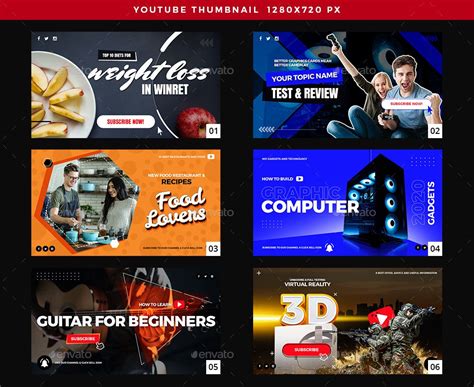 50 Youtube Thumbnail Designs By Ohidulfb Codester