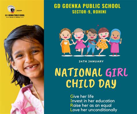 National Girl Child Day Gd Goenka Rohini