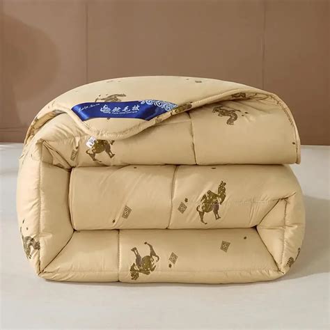 Svetanya Quilted Blanket Winter Quilt 100 Camel Hair Comforter Filler