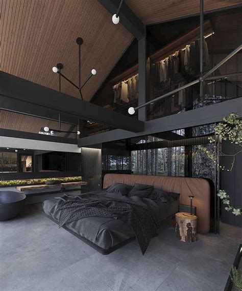 Modern Interior Design On Instagram “fantastic Dark Bedroom 😍 Follow