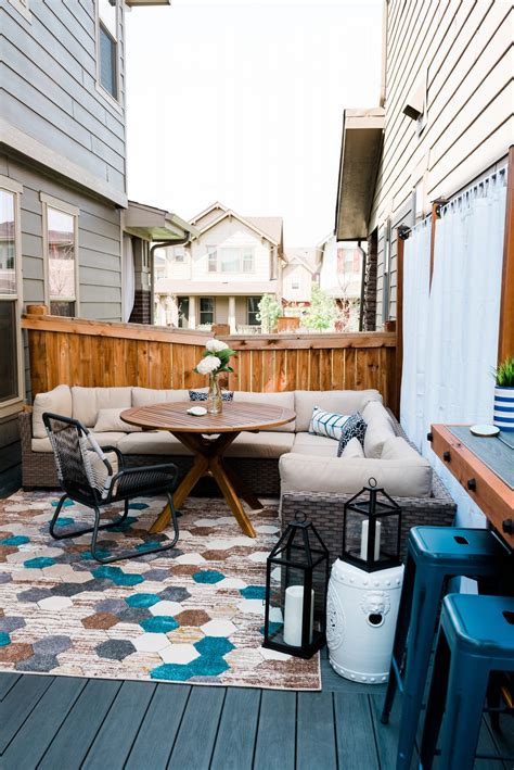 Patio Reveal Designing A Cozy Chic Outdoor Space Never Skip Brunch