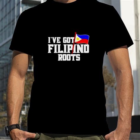 Filipino Roots Citizenship Philippine Flag Pinoy Pride Shirt
