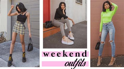 Casual Weekend Outfits Lookbook Youtube