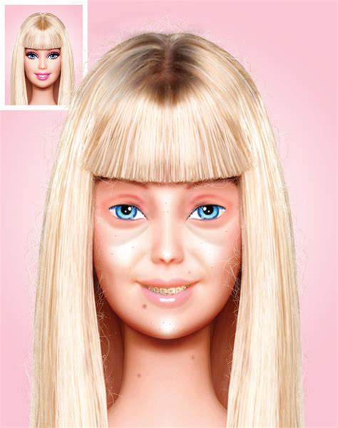 What Barbie Looks Like Without Makeup