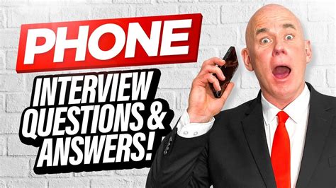 Phone Interview Questions And Answers Interview Insider Guidance