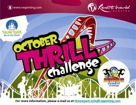 We recommend booking berjaya time square theme park tours ahead of time to secure your spot. October Thrill Challenge @ Genting Theme Park