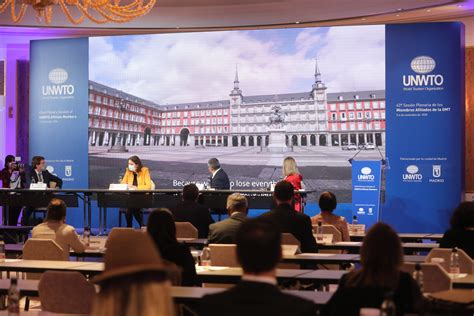 Madrid Acoge La 42ª Sesión Plenaria De La Organización Mundial Del