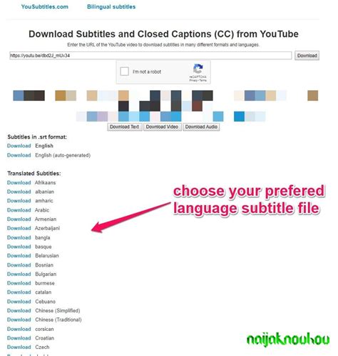 This extracts the subtitle files from the video. How to Download YouTube Subtitles on Android ⋆ Naijaknowhow