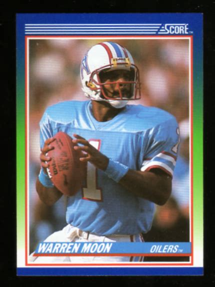 S = signed u = unsigned | cap data powered by stats displayed are summarized regular season stats with edmonton oilers. 1990 Score #105 Warren Moon Oilers Football Card NM/MT ...