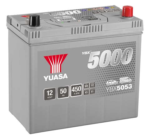 Yuasa YBX5053 Silver 12V SMF Car Battery. Free Delivery | MDS Battery