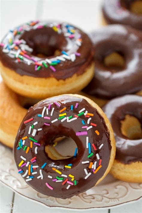 Chocolate Frosted Donuts With Sprinkles Life Made Sweeter