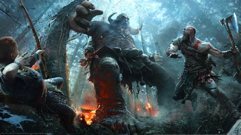 Wallpaper Bow Axe Mythology God Of War Kratos Games Screenshot