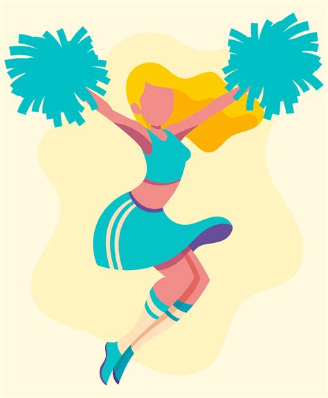 Cheerleader Illustration 259355 Vector Art At Vecteezy