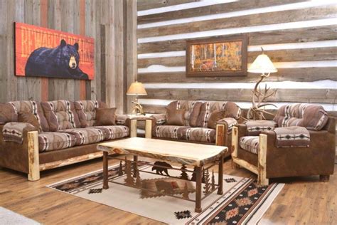 Rustic Western Living Collections Furniture Back At The Ranch Furniture