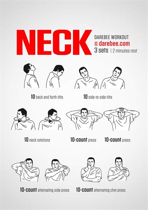 Neck Workout Office Exercise Neck Workout Daily Workout