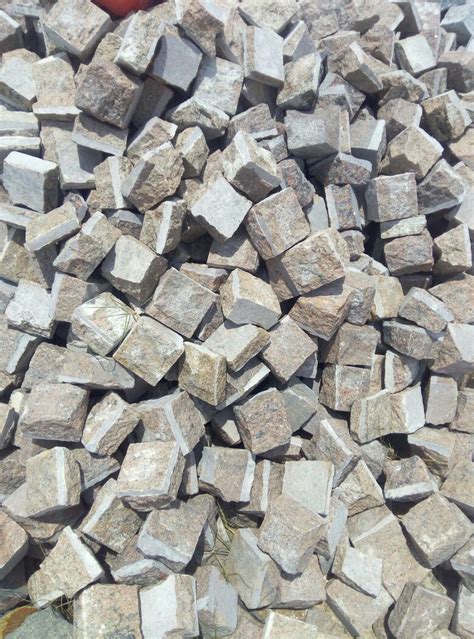 Cube Stone Landscaping Stones Indian Granite Cube Stone For Paving