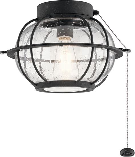 Luckily enough, these fixtures feature lightweight acrylic white shade that minimizes its weight. Kichler 380945DBK Bridge Point Contemporary Distressed ...