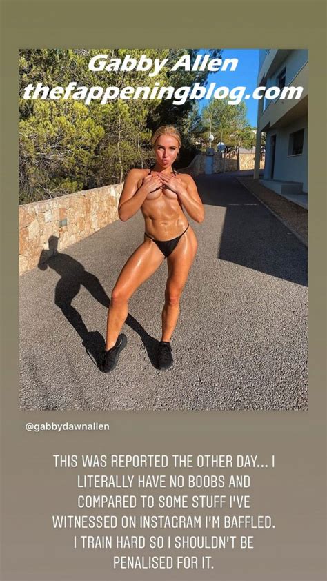 Gabby Allen Topless Photos Thefappening