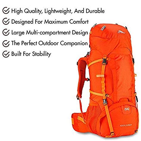 High Sierra Explorer 55l Internal Frame Backpack Top Loader Hiking