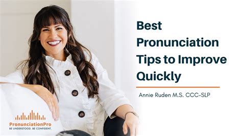 Best Pronunciation Tips To Improve Quickly Youtube