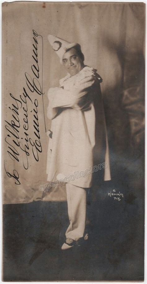Enrico Caruso In Pagliacci Mishkin Photo N5587w Pagliacci Signed