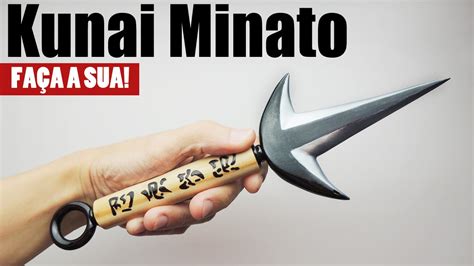 While usually kept in a shinobi's weapon pouch. Kunai Minato (Naruto) - Faça a sua! - YouTube