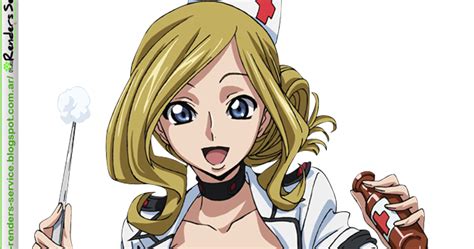 Code Geass Milly Ashford Cute Nurse Render Ors Anime Renders