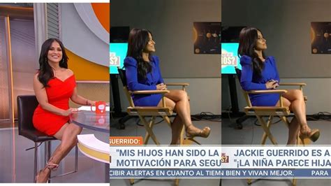 Jackie Guerrido Sexy Legs Crossed On Da Youtube