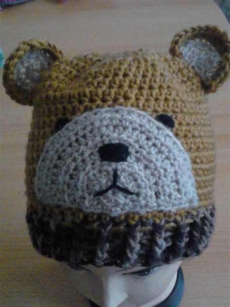 Bear Hat Crocheted Bear Hat Crochet Hats