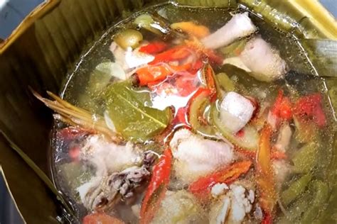 Resep Garang Asem Ayam Tanpa Santan Dibungkus Daun Pisang Resep