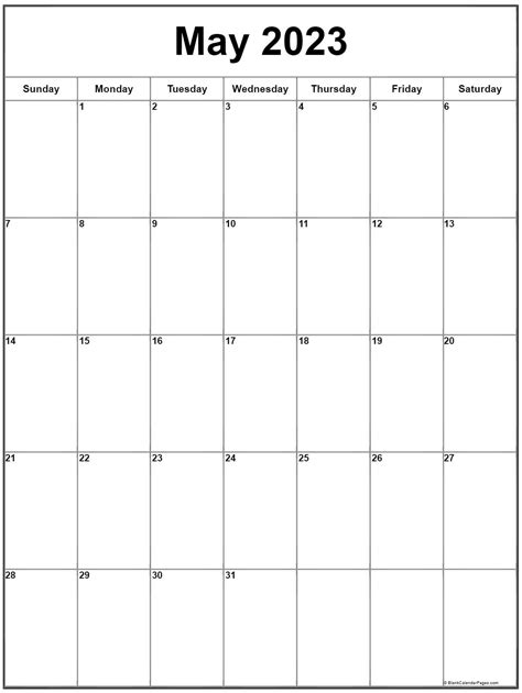 May 2023 Calendar Printable Free Printable World Holiday