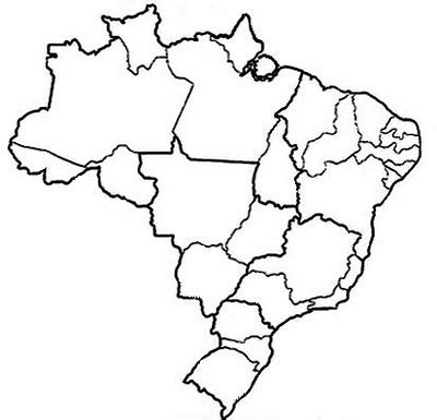 Educa O Mapas Do Brasil Para Imprimir E Colorir Educa O Infantil