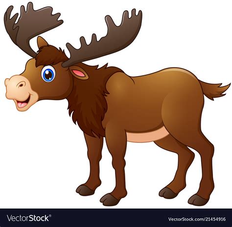 When the show changed networks in 1961, the series moved to nbc and was retitled the bullwinkle show, where it stayed until 1964. Cute moose cartoon Royalty Free Vector Image - VectorStock