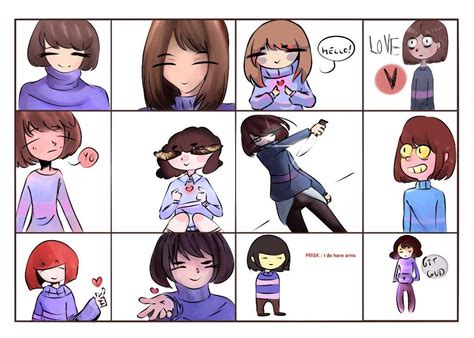 Frisk In 12 Art Styles Challenge Undertale Amino