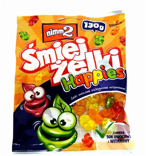 Nimm2 śmiejżelki Happies 130g Spożywcze Słodycze Żelki E Sużyw