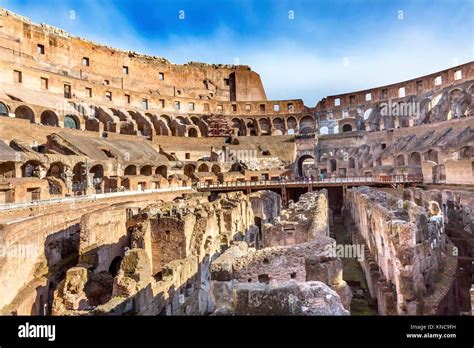 Colosseum Rome Italy Built By Emperors Vespasian And Titus In 80 Ad