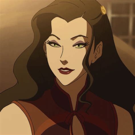 An Animated Image Of A Woman With Long Hair And Eyes Closed Wearing A Red Dress