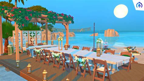 My Dream Beach Wedding Venue 💍 The Sims 4 My Wedding Stories Speed