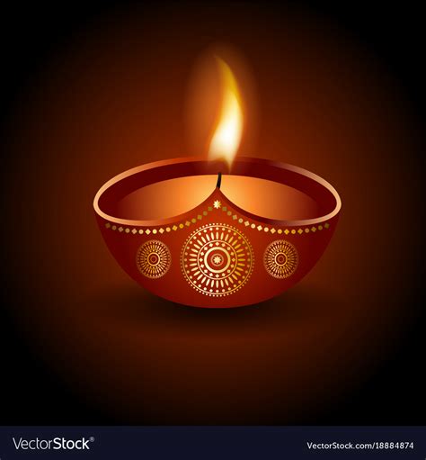 Graphic Of Burning Diya Diwali Celebration Vector Image Hot Sex Picture
