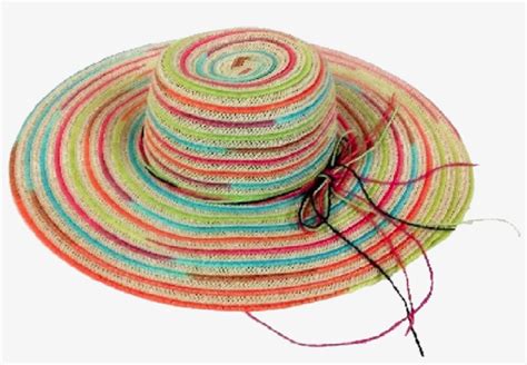 Fashion Hats Ladies Bright Rainbow Color Swinger Sombrero 1000x639 Png Download Pngkit