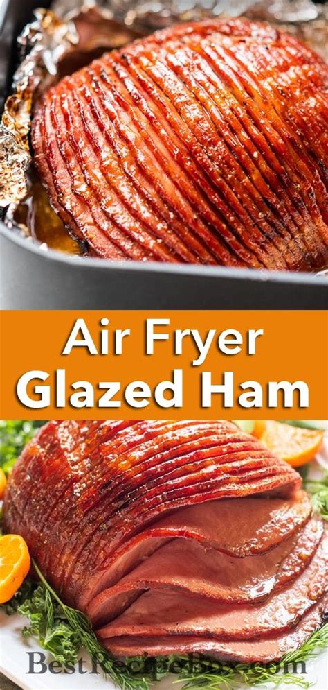 Air Fryer Ham With Honey Brown Sugar Glaze Easy Best Recipe Box Air