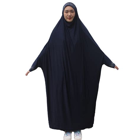 buy women s one piece prayer dress muslim abaya dress islamic maxi abaya kaftan with hijab