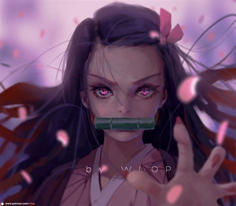 Nezuko by wlop on DeviantArt