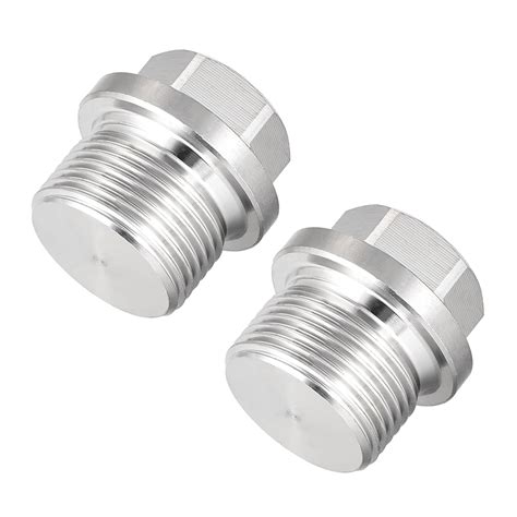 M22 X 15 Male Outer Hex Head Plug 304 Stainless Steel Solid Thread