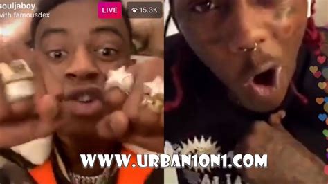 Soulja Boy And Famous Dex Get Into A Heated Argument On Live Full Video