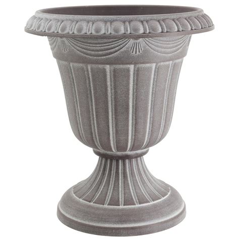 Arcadia Garden Products Traditional 13 In X 15 In Whitewash Plastic